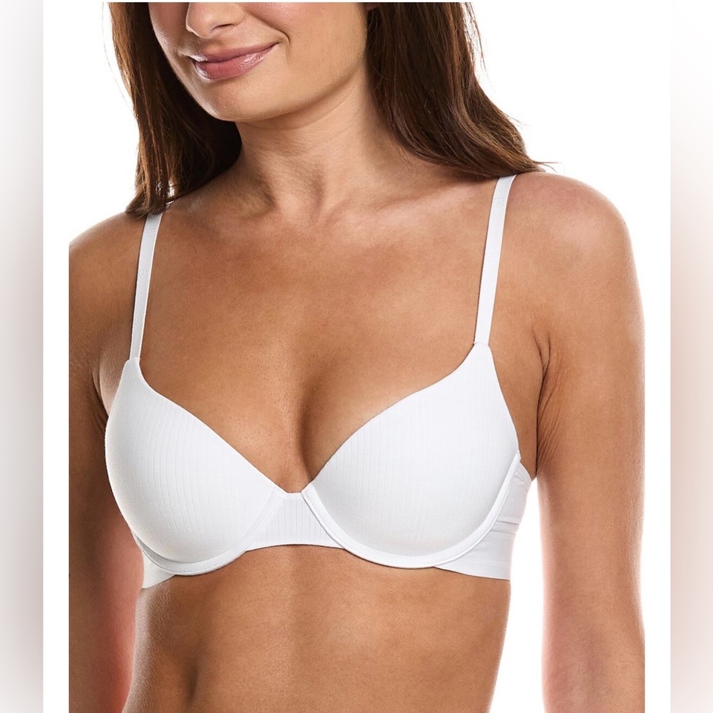 Wolford Lightly Lined Underwire Demi Bra White Size: 80B/36B